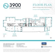 3900 E Camelback Rd, Phoenix, AZ à louer Plan d’étage- Image 2 de 2