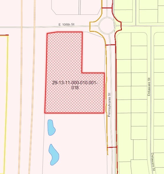 10585 N Meridian St, Indianapolis, IN à louer - Plan cadastral - Image 2 de 5