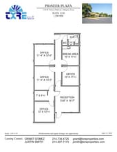 1114 W Pioneer Pkwy, Arlington, TX à louer Plan d’étage- Image 1 de 1