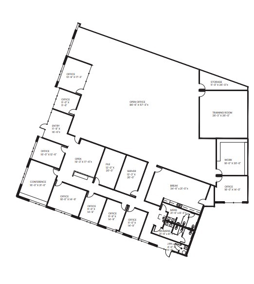 530 E Corporate Dr, Lewisville, TX à louer Plan d  tage- Image 1 de 1