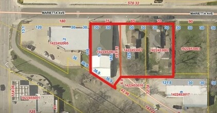 1314-1324 E Marietta Ave, Peoria Heights, IL - AERIAL  map view