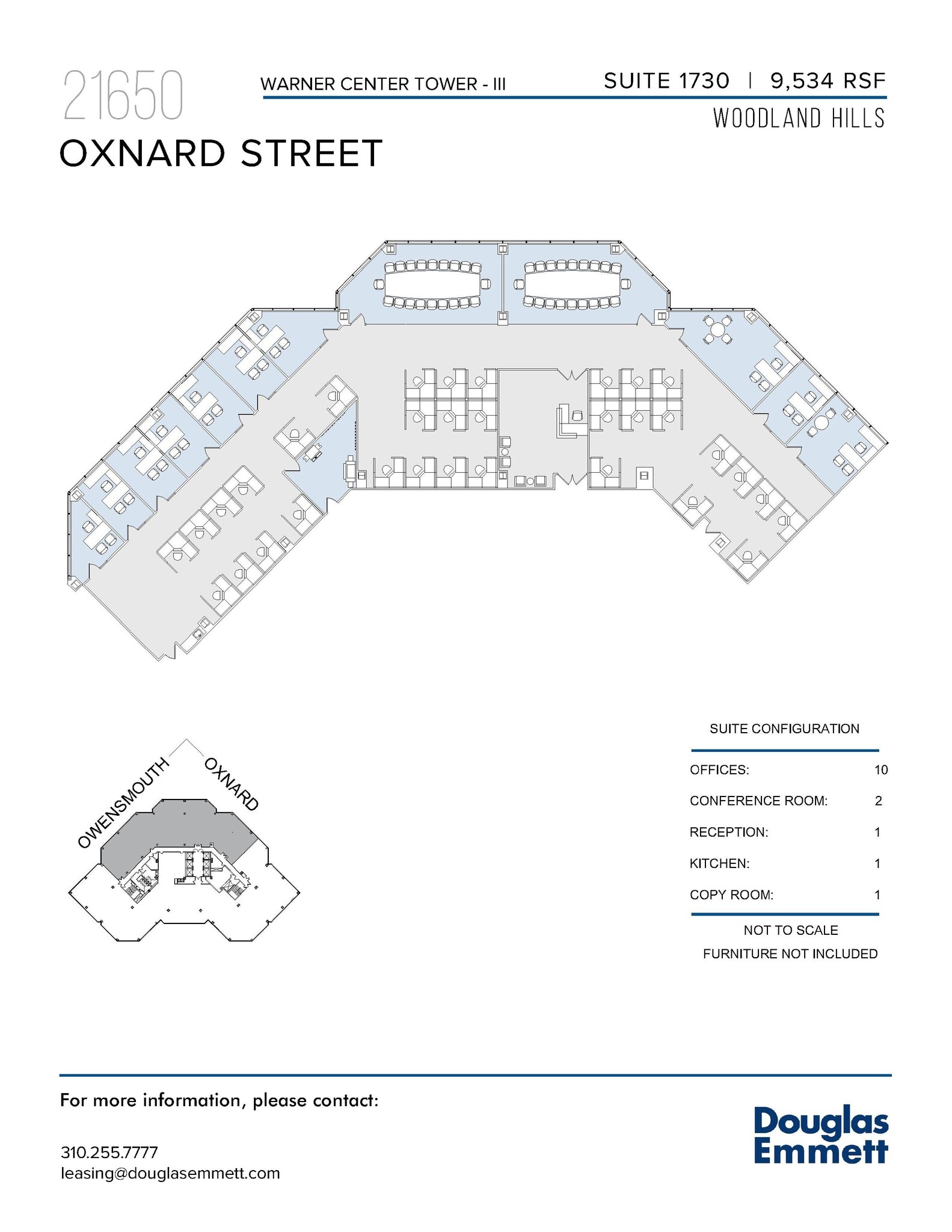 21650 Oxnard St, Woodland Hills, CA for lease Floor Plan- Image 1 of 1