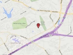 1955 Evergreen Blvd, Duluth, GA - Aérien  Vue de la carte