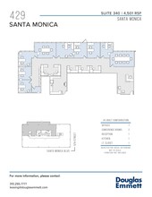 429 Santa Monica Blvd, Santa Monica, CA à louer Plan d  tage- Image 1 de 1