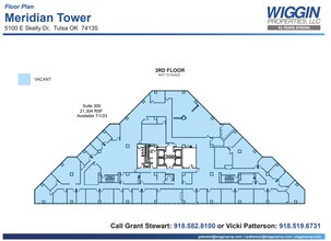 5100 E Skelly Dr, Tulsa, OK à louer Plan d’étage- Image 1 de 1