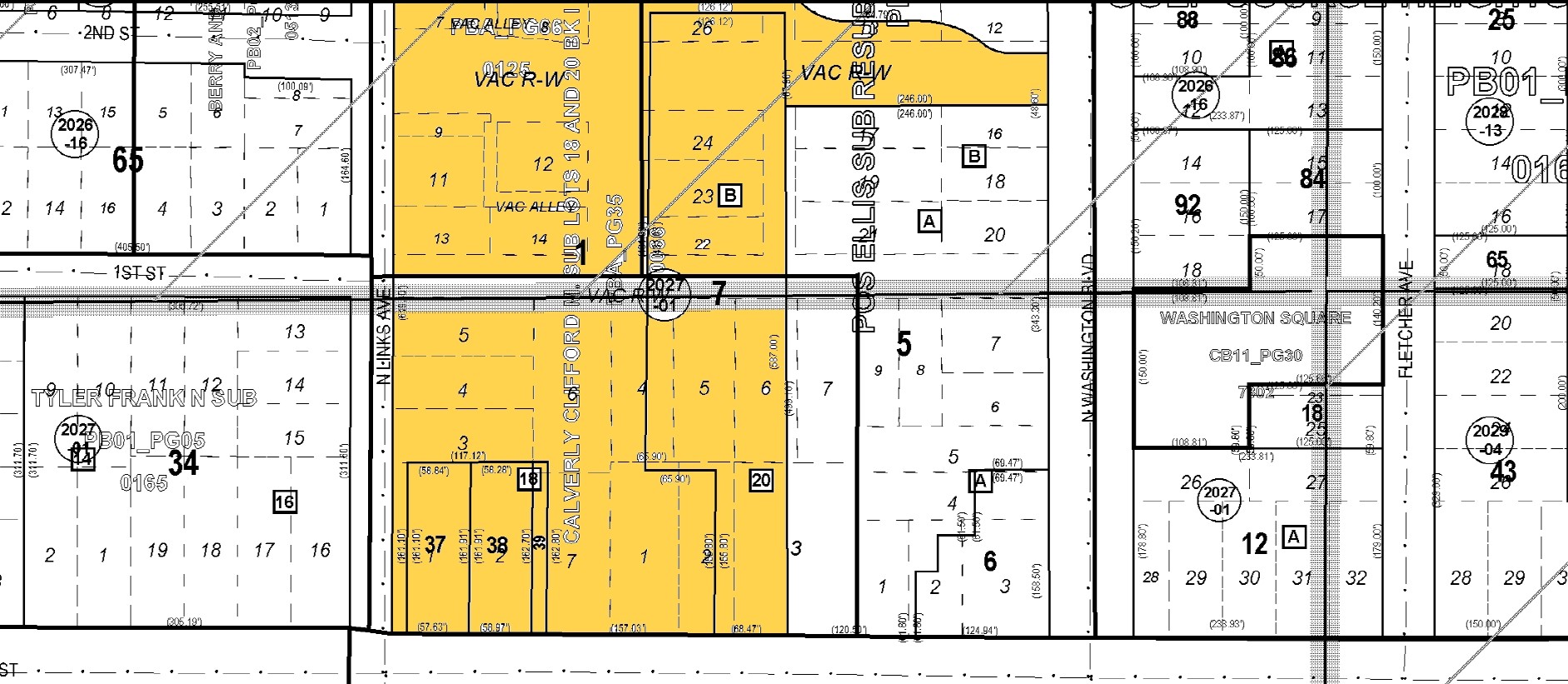 1991 Main St, Sarasota, FL for sale Plat Map- Image 1 of 1