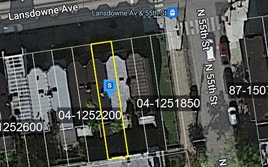5506 Lansdowne Ave, Philadelphia, PA for sale Plat Map- Image 1 of 2