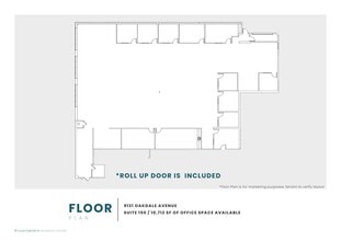 9201 Oakdale Ave, Chatsworth, CA à louer Plan de site- Image 1 de 1