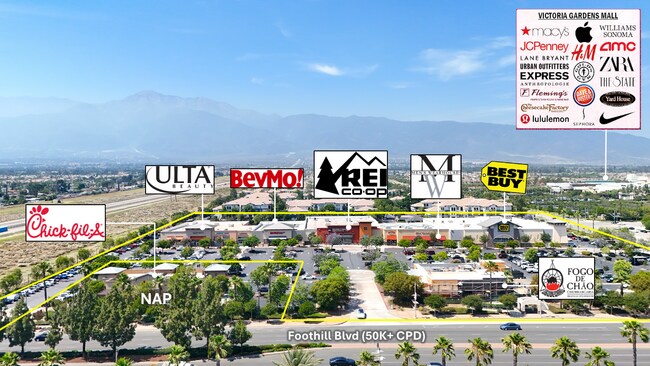 Plus de détails pour 12260 Foothill Blvd, Rancho Cucamonga, CA - Commerce de détail à vendre