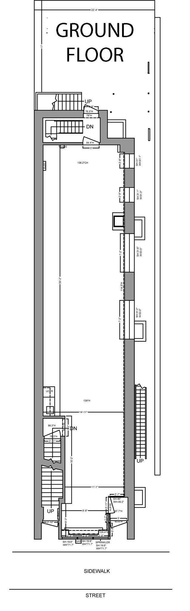 603 Keele St, Toronto, ON à louer Plan d’étage- Image 1 de 5