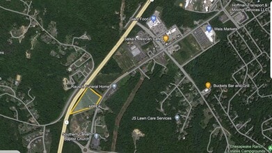 12075 Hg Trueman Rd, Lusby, MD - Aerial  map view