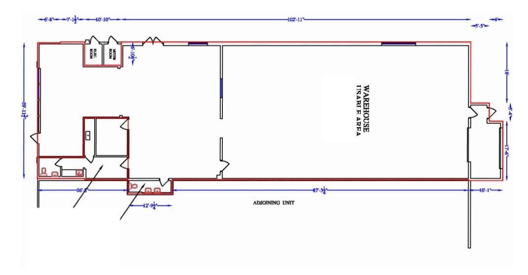 423-427 58th Ave SE, Calgary, AB à louer Plan d’étage- Image 1 de 1