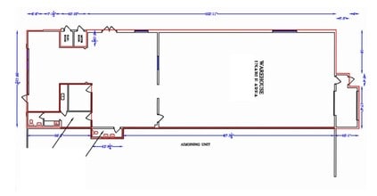 423-427 58th Ave SE, Calgary, AB à louer Plan d’étage- Image 1 de 1