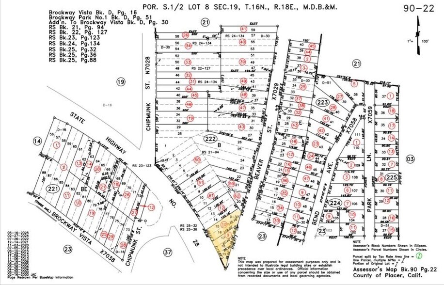 8945 North Lake Boulevard Blvd, Kings Beach, CA à vendre - Plan cadastral - Image 2 de 6
