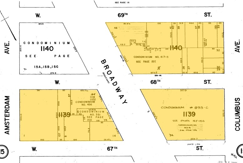 101-111 W 67th St, New York, NY for lease - Plat Map - Image 2 of 7