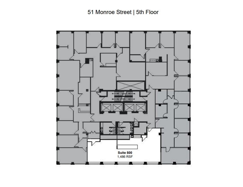 51 Monroe St, Rockville, MD for lease Floor Plan- Image 1 of 1