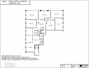15280 101 Ave, Surrey, BC for lease Floor Plan- Image 2 of 4