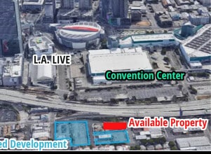 1321 W 12th St, Los Angeles, CA - Aerial  map view