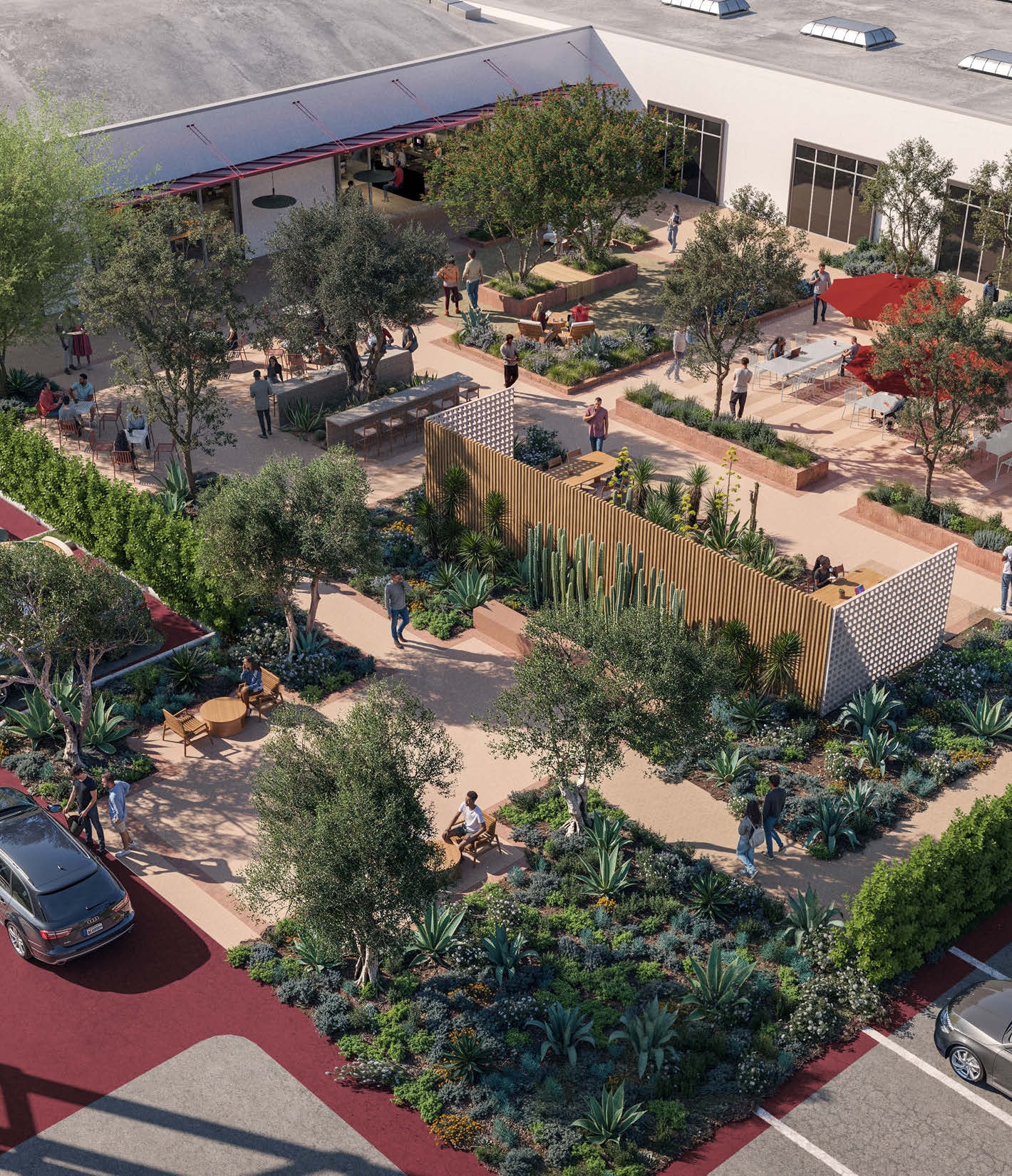 5870 W Jefferson Blvd, Los Angeles, CA for lease Aerial- Image 1 of 5