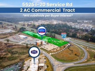 Plus de détails pour 5525 I-20 Service Road, West Monroe, LA - Terrain à vendre
