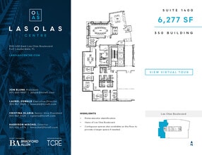 350 E Las Olas Blvd, Fort Lauderdale, FL à louer Plan d’étage- Image 1 de 1