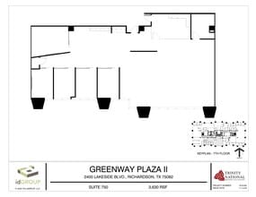 2400 Lakeside Blvd, Richardson, TX for lease Site Plan- Image 2 of 2