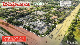 Plus de détails pour 6458 Linton Blvd, Delray Beach, FL - Commerce de détail à vendre