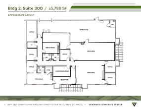 3821 Constitution Dr, El Paso, TX à louer Plan d’étage- Image 1 de 4