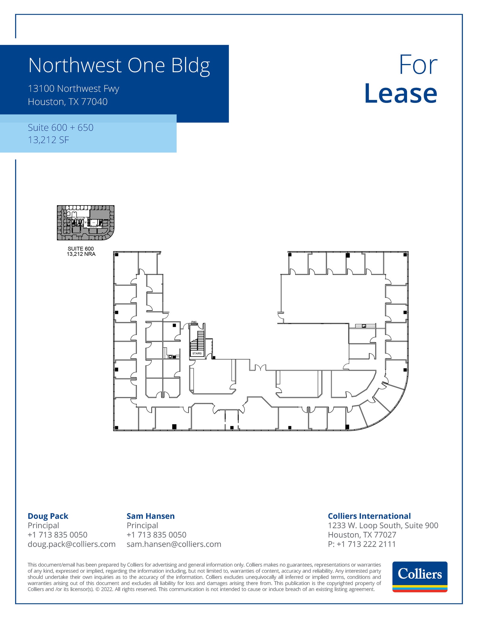 13100 Northwest Fwy, Houston, TX for lease Floor Plan- Image 1 of 1