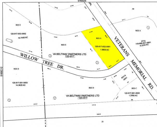 The Plaza at Veterans Memorial portfolio of 2 properties for sale on LoopNet.ca - Plat Map - Image 3 of 8