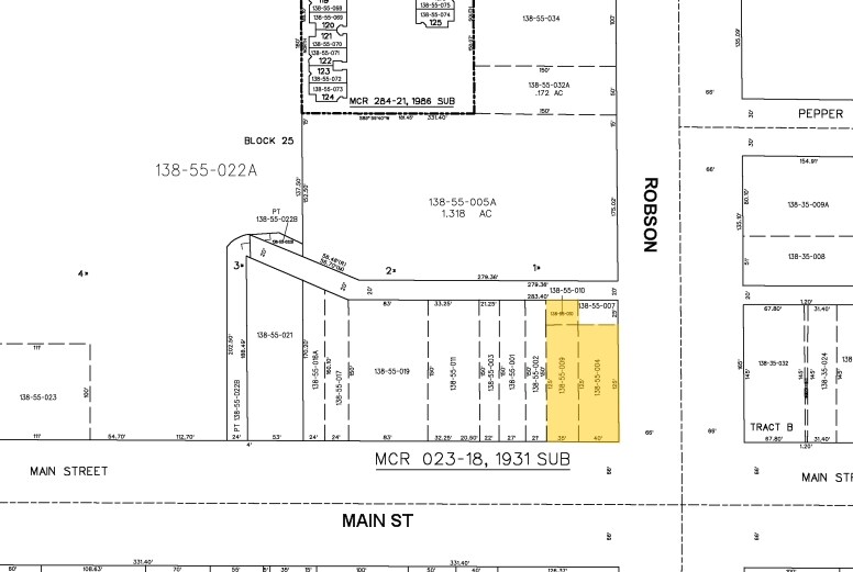 202 W Main St, Mesa, AZ for sale - Plat Map - Image 2 of 8