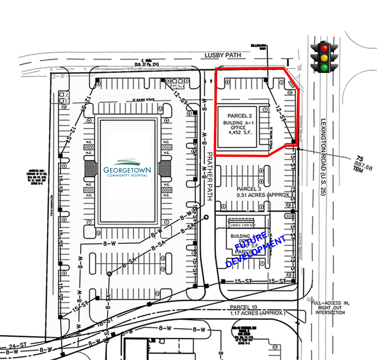 100 Prather Path, Georgetown, KY à louer Plan de site- Image 1 de 1