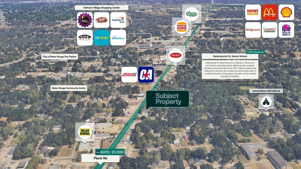 4122 Plank Rd, Baton Rouge, LA à vendre - Photo du bâtiment - Image 2 de 2