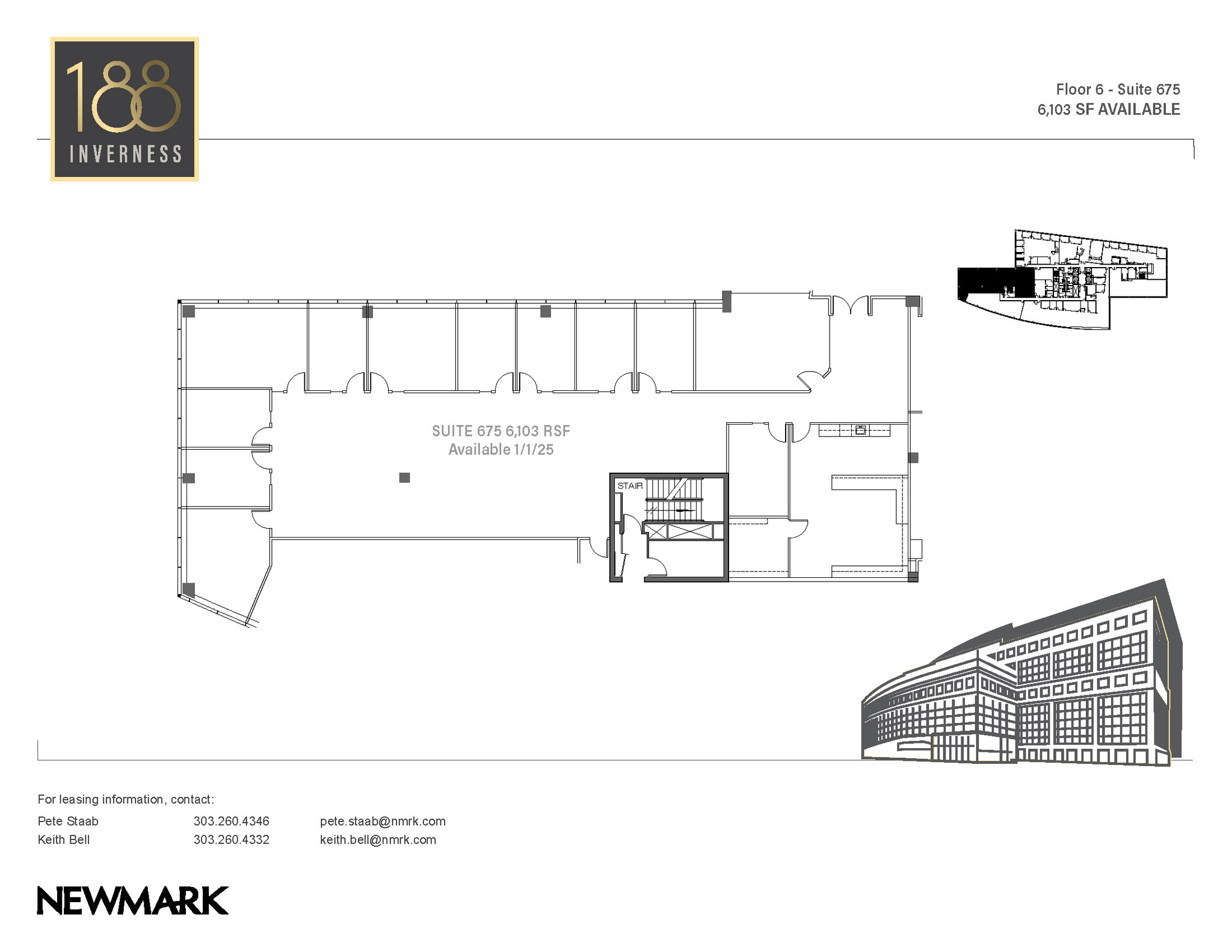 188 Inverness Dr W, Englewood, CO for lease Floor Plan- Image 1 of 2