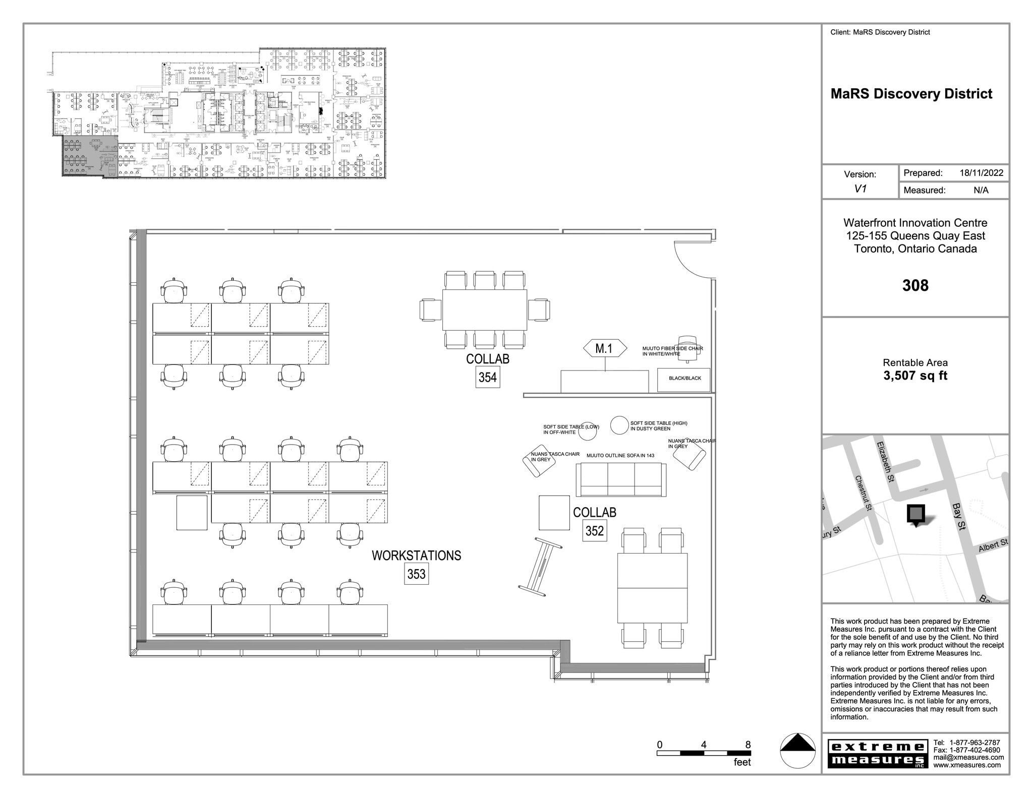 155 Queens Quay E, Toronto, ON for lease Site Plan- Image 1 of 1