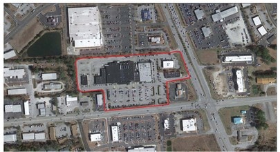 2019 S Glenburnie Rd, New Bern, NC - AERIAL  map view