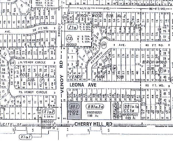 32788 Cherry Hill Rd, Garden City, MI for lease - Plat Map - Image 2 of 2