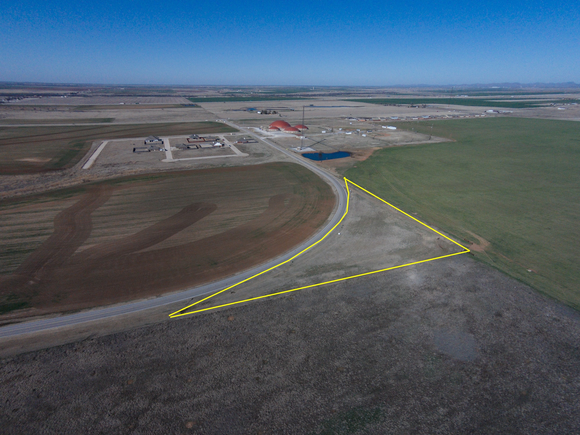 11th & Main St, Geronimo, OK à vendre Aérien- Image 1 de 2