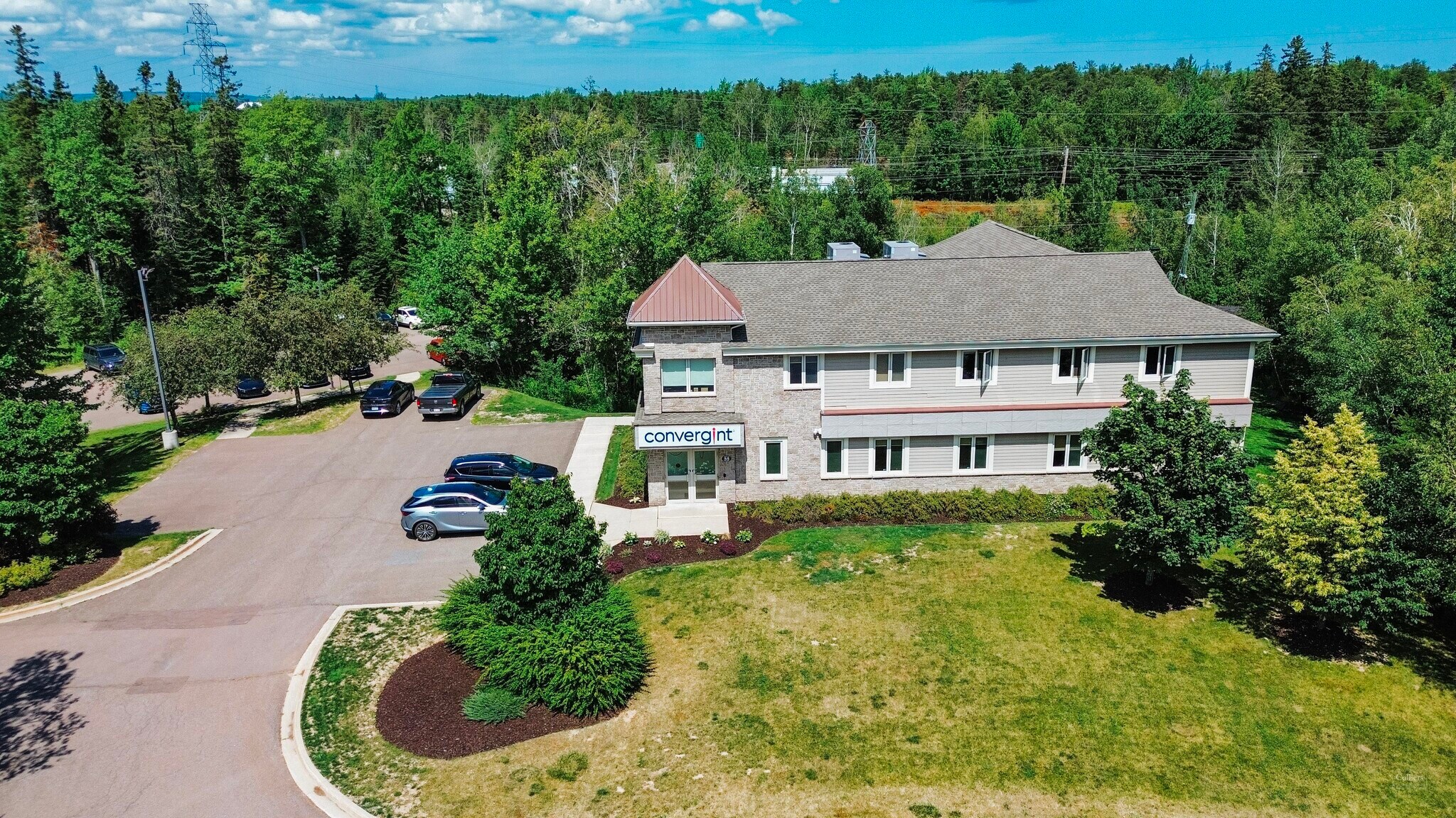 55 Driscoll Cres, Moncton, NB for lease Aerial- Image 1 of 11