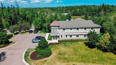 55 Driscoll Cres, Moncton, NB for lease Aerial- Image 1 of 11