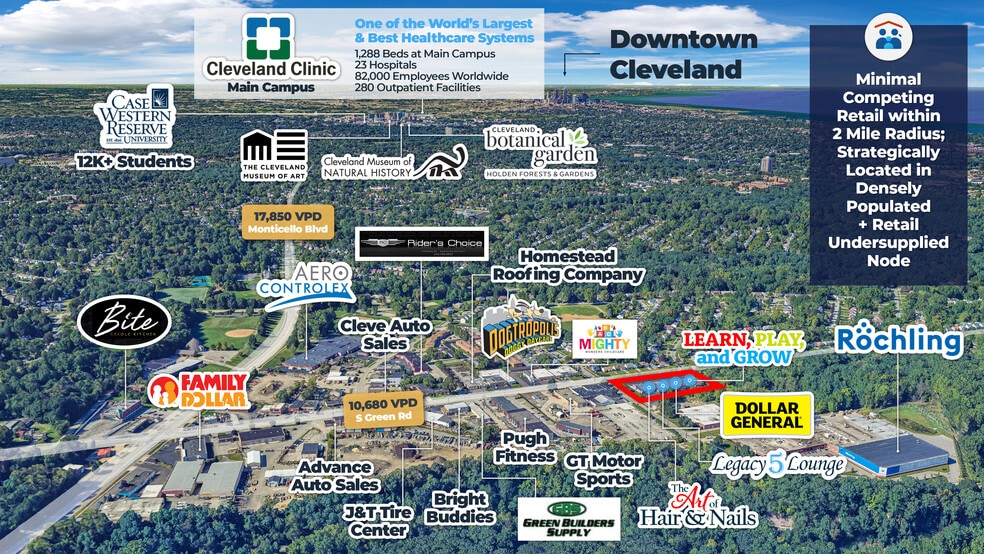 359-401 S Green Rd, South Euclid, OH for sale - Building Photo - Image 2 of 2