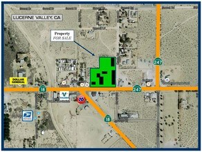 32784-32800 Ca-247, Lucerne Valley, CA - Aérien  Vue de la carte