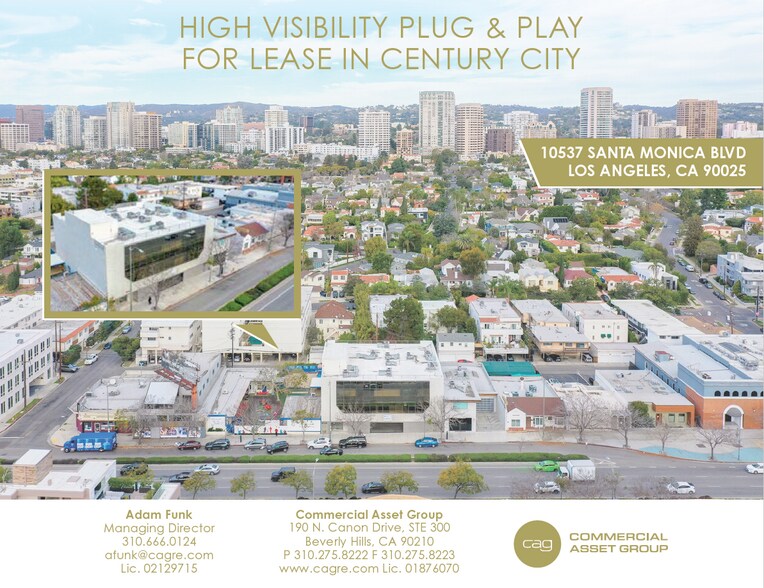 10537 Santa Monica Blvd, Los Angeles, CA à louer - Photo du bâtiment - Image 1 de 13