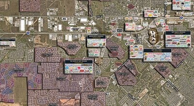 SEC I-10 & Woodcreek Commons Dr, Katy, TX - AERIAL  map view