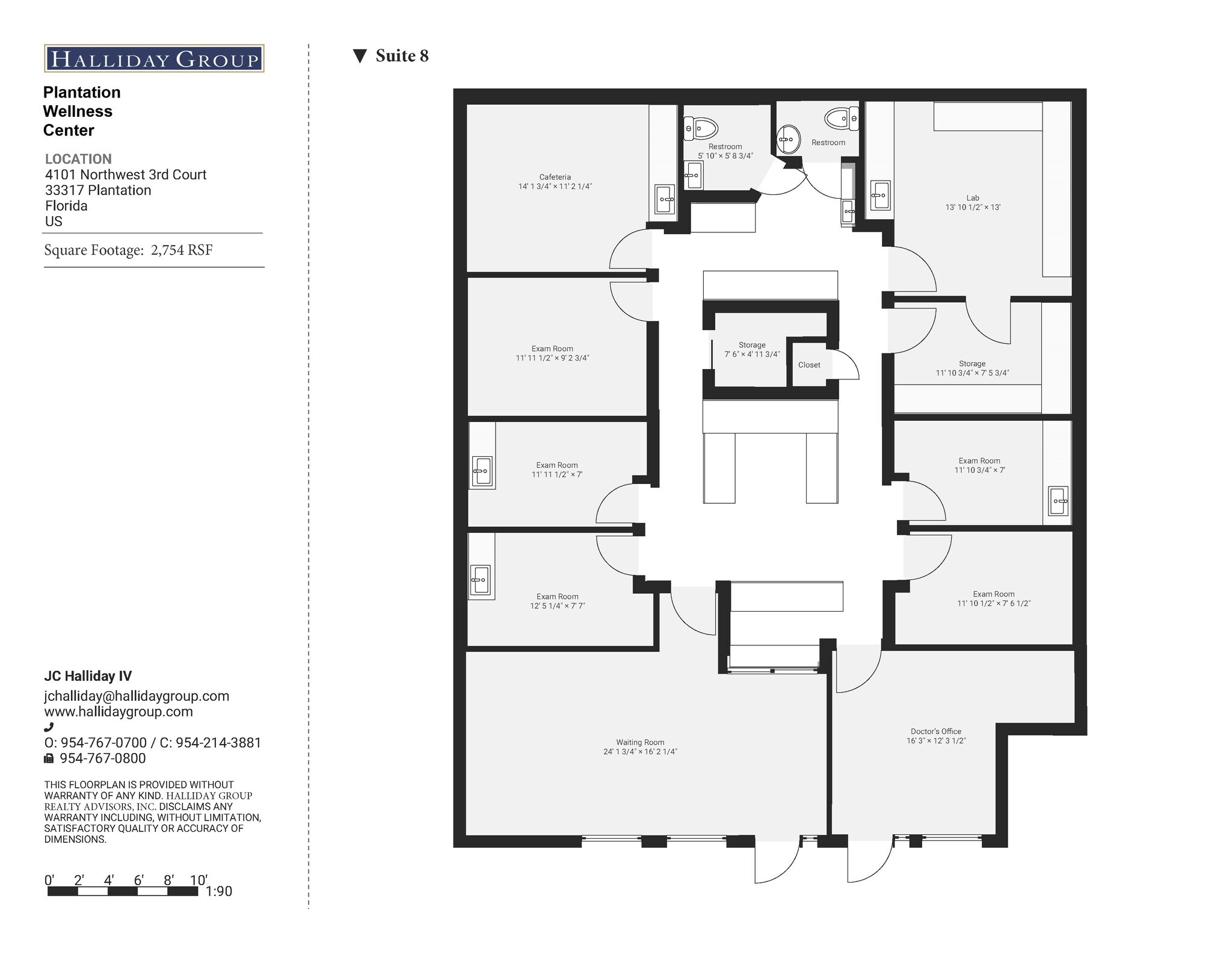 4101 NW 3rd Ct, Plantation, FL for lease Floor Plan- Image 1 of 1