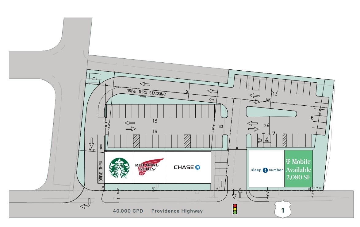 865 Boston-Providence Turnpike, Dedham, MA for lease Interior Photo- Image 1 of 2