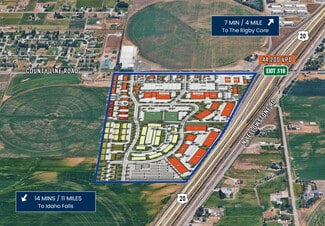Plus de détails pour SWC US Highway 20 & County Line Road, Rigby, ID - Commerce de détail à louer