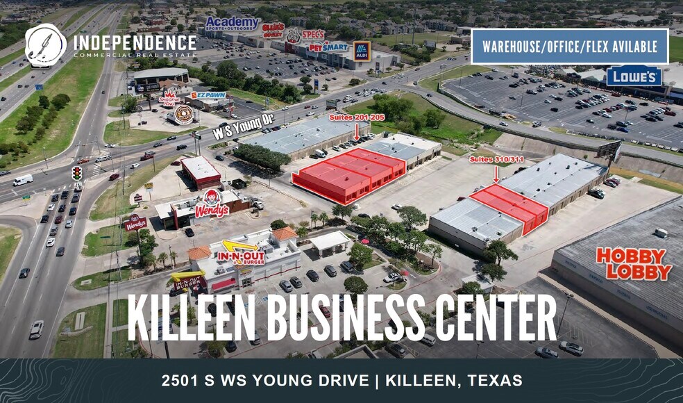 2501 S W S Young Dr, Killeen, TX à louer - Photo du bâtiment - Image 1 de 2