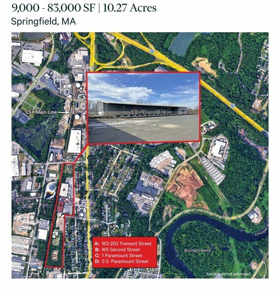 163-203 Tremont St, 1 Paramount St, Springfield, MA for lease - Building Photo - Image 2 of 5