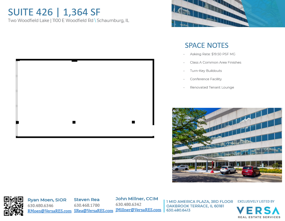 1100 E Woodfield Rd, Schaumburg, IL for lease Floor Plan- Image 1 of 1